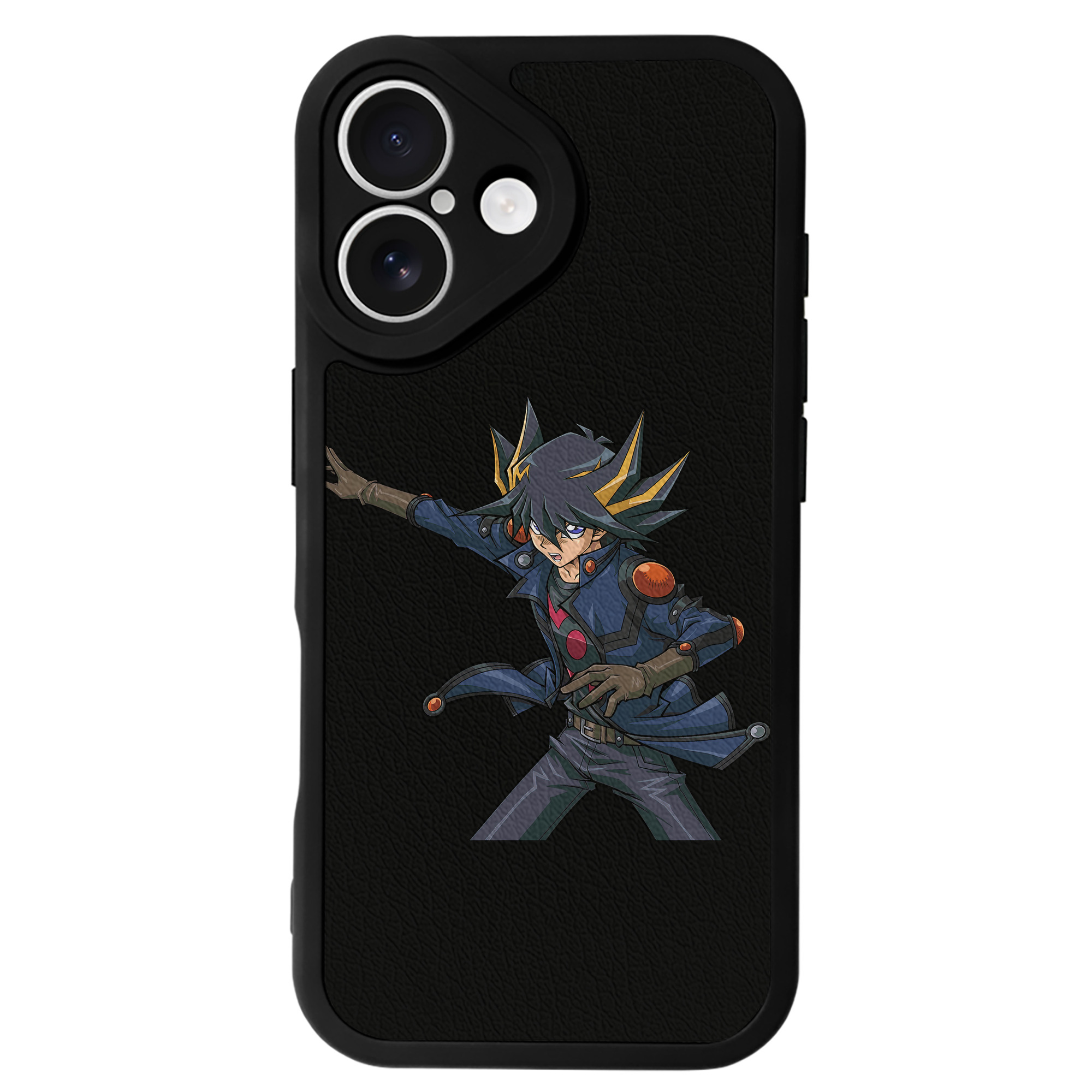 遊☆戯☆王 Yu-Gi-Oh! 【iPhone 16シリーズ対応】シリコンスマホケース（レザー調） 材質：シリコン